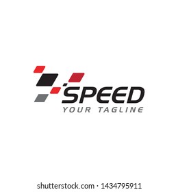 Race flag icon, simple design illustration vector