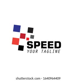 Race flag icon, simple design illustration vector