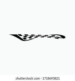 Icono de indicador de carrera, ilustración de diseño simple vectorial