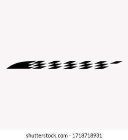 Race flag icon, simple design illustration vector