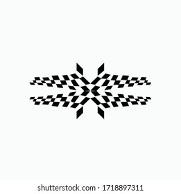 Icono de indicador de carrera, ilustración de diseño simple vectorial