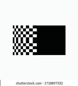 Icono de indicador de carrera, ilustración de diseño simple vectorial