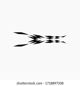 Race-Flag-Symbol, einfache Design-Vektorgrafik