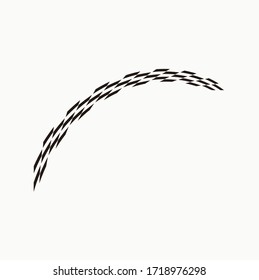 Race flag icon, simple design illustration vector