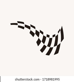Icono de indicador de carrera, ilustración de diseño simple vectorial