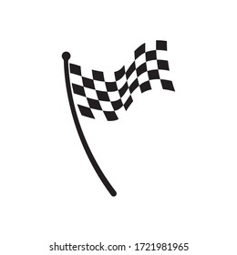 Racing Flag Graphic Design Template Vector Stock Vector (Royalty Free ...