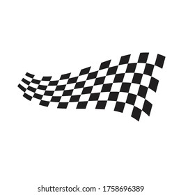 Icono de marca de carrera, plantilla de logotipo de marca de raza de diseño simple