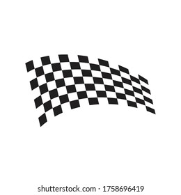 Icono de marca de carrera, plantilla de logotipo de marca de raza de diseño simple