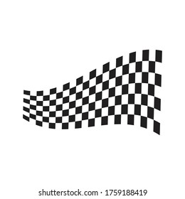 Icono de marca de carrera, plantilla de logotipo de marca de raza de diseño simple