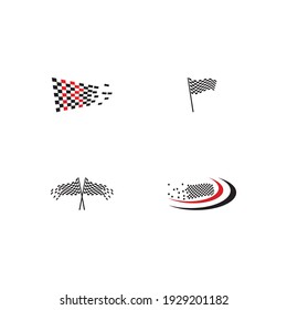 Icono de marca de carrera, vector de ilustración de diseño simple