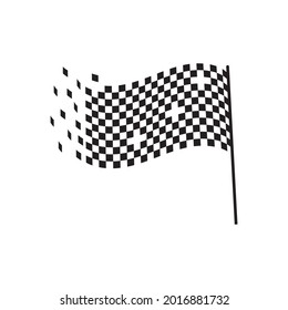  Logo-Vorlage für das Rennen-Flaggen-Symbol