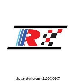 Race flag icon simple design illustration vector