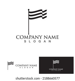 Race flag icon, simple design illustration vector