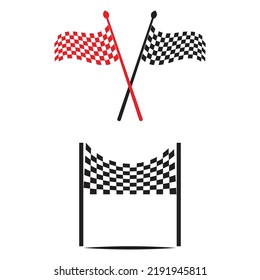 Icono de marca de carrera, vector de ilustración de diseño simple