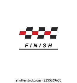 Icono de marca de carrera, vector de ilustración de diseño simple