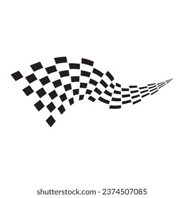 Icono de marca de carrera, vector de ilustración de diseño simple