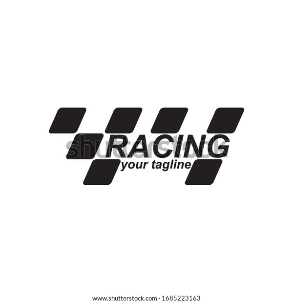 Race flag\
icon, simple design illustration\
vector\
