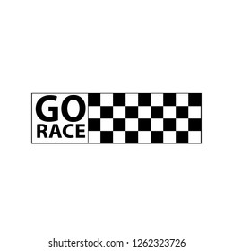 Race flag icon vectior
