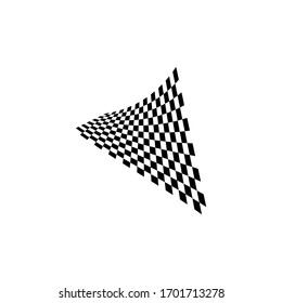 Race flag icon vector design illustration
