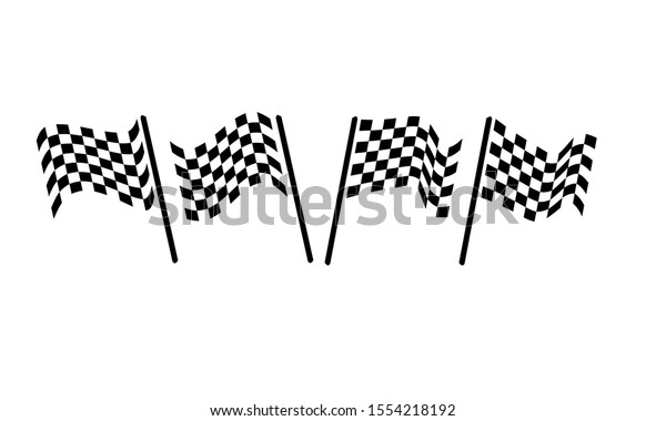 Race flag logo icon, modern simple design\
illustration vector\
template	