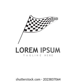 race flag logo images vector