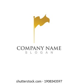 Race flag logo and symbol vector