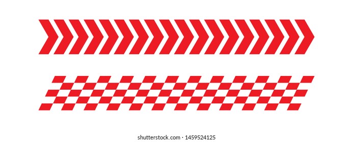 Race Flag Silhouette , Race Flag Desig Illustration Vector 