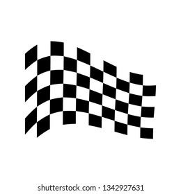 Race flag simple design illustration vector 
