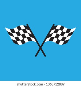 Race flag simple design illustration vector