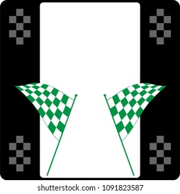 Race Flag Various Designs, Vinyl Ready Vector Illustration