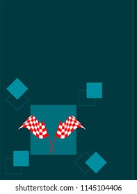 Race Flag Various Designs, Vinyl Ready Vector Illustration