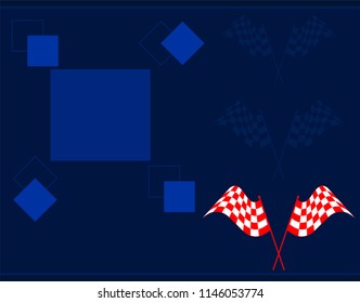 Race Flag Various Designs, Vinyl Ready Vector Illustration