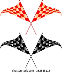 Race Flag Various Designs, Vinyl Ready Vector Illustration