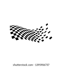 Race flag vector icon symbols. simple design checkered flag logo template