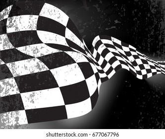 race flag wave, waveing checkered flag background layout