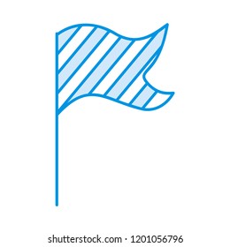 race  flag  waving 