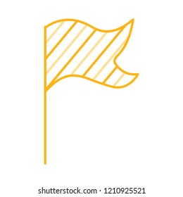 race  flag  waving 