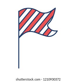 race  flag  waving 