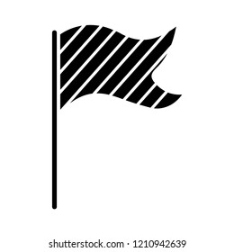 race  flag  waving 