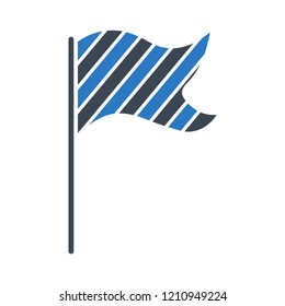 race  flag  waving 
