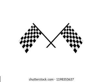 Race flags - start and finish flags