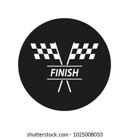 race flat icon in trendy flat style 