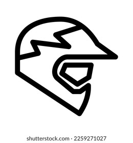 race helmet icon or logo isolated sign symbol vector illustration - high quality black style vector icons