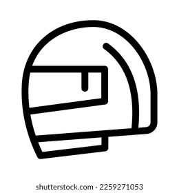 race helmet icon or logo isolated sign symbol vector illustration - high quality black style vector icons
