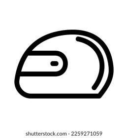 race helmet icon or logo isolated sign symbol vector illustration - high quality black style vector icons