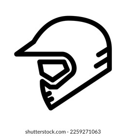 race helmet icon or logo isolated sign symbol vector illustration - high quality black style vector icons