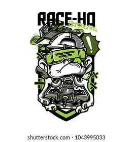 Race HQ Illustration