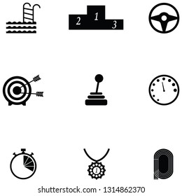 race icon set