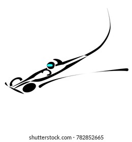 Race logo, illustration vector
