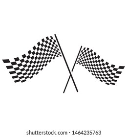 race rally checkered speed flag